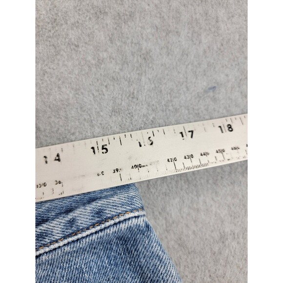 Vintage Levis 512 Jeans Mens 33x34 Slim Straight Blue High Distressed Y2K USA - Picture 8 of 15